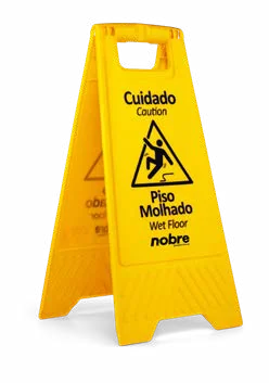 Placa sinalizadora Nobre Piso molhado
