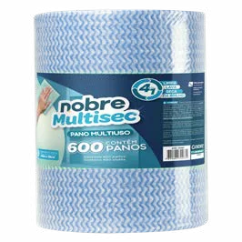 Pano multiuso Nobre Slim em rolo 28cm x 240m azul