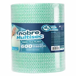 Pano multiuso Nobre Slim em rolo 28cm x 240m verde
