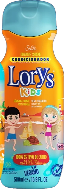 Condicionador Orange Shake 500ml Lorys Kids