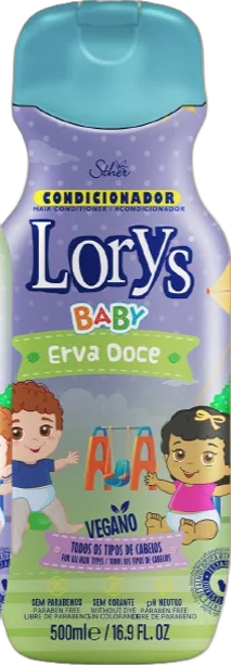Condicionador Erva Doce 500ml Lorys Baby